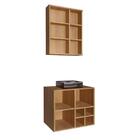 Gabinete Suspenso 68cm Eduarda Mel Arenas Cuba Preta Balcão 1