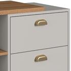 Gabinete Suspenso 80 Cm Com Tampo E 2 Gavetas Bl8240 Faem