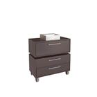 Gabinete Suspenso 80cm Alice Grafite Com Balcão Cuba Branca 2