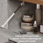 Gabinete Suspenso Com Cuba 60cm Poli Espresso Móveis Cimento