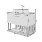 Gabinete Suspenso Com Cuba 80,3cm X 73cm Mari Espresso Móveis