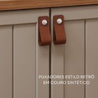 Gabinete Suspenso Com Cuba 80cm Brisa Espresso Móveis Cappucc