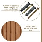 Gabinete Suspenso Com Cuba, Painel Ripado E Espelheira 80cm M