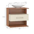 Gabinete Suspenso Florença Com Cuba 1 Gv Manchester E Champag