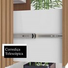 Gabinete Suspenso Para Banheiro 1 Porta 2 Gavetas Nice  Nogal