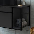 Gabinete Suspenso Para Banheiro 1 Pt Basc P1019 Pp