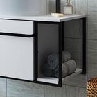 Gabinete Suspenso Para Banheiro 1 Pt Basc P1019 Pp