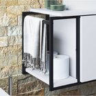 Gabinete Suspenso Para Banheiro 80cm P1019 Branco Com Cuba Be