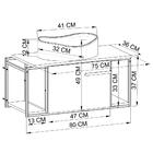 Gabinete Suspenso Para Banheiro 80cm P1019 Branco Com Cuba Be
