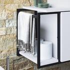 Gabinete Suspenso Para Banheiro 80cm P1019 Branco Com Cuba Be