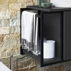 Gabinete Suspenso Para Banheiro 80cm P1019 Grafite Com Cuba B