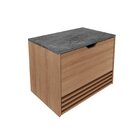 Gabinete Suspenso Para Banheiro Bn3613  Amêndoa/lunar