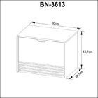 Gabinete Suspenso Para Banheiro Bn3613 Amêndoa