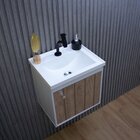 Gabinete Suspenso Para Banheiro Com Cuba 40cm Em Mdf Veneto