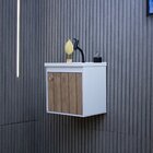 Gabinete Suspenso Para Banheiro Com Cuba 40cm Em Mdf Veneto