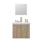 Gabinete Suspenso Para Banheiro Com Cuba 50cm Bergamo Berlin