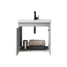 Gabinete Suspenso Para Banheiro Com Cuba 50cm Em Mdf Siena  L