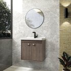 Gabinete Suspenso Para Banheiro Com Cuba 50cm Em Mdf Siena  M