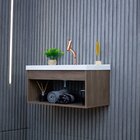 Gabinete Suspenso Para Banheiro Com Cuba 60cm Em Mdf Livorno