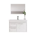 Gabinete Suspenso Para Banheiro Com Cuba 60cm Em Mdf Potenza