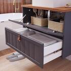 Gabinete Suspenso Para Banheiro Com Cuba 60cm Em Mdf Sense Mg