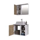 Gabinete Suspenso Para Banheiro Com Cuba 60cm Em Mdf Venice R