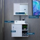 Gabinete Suspenso Para Banheiro Com Cuba 60cm Em Mdf Venice R