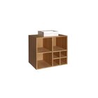 Gabinete Suspenso Para Banheiro Com Cuba Branca 68cm 1 Porta