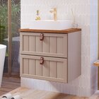 Gabinete Suspenso Para Banheiro Com Cuba Ketlyn Espresso Móve