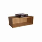 Gabinete Suspenso Para Banheiro Com Cuba Preta 80cm 1 Porta B