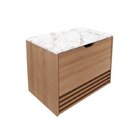 Gabinete Suspenso Para Banheiro Com Espelheira 60cm Branco