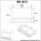Gabinete Suspenso Para Banheiro Com Espelheira 60cm Marrom