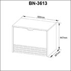 Gabinete Suspenso Para Banheiro Com Espelheira 60cm Marrom/ma