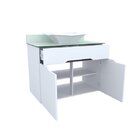 Gabinete Suspenso Para Banheiro Com Tampo E Cuba Treviso Móve