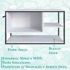 Gabinete Suspenso Para Cuba Banheiro 1 Pt Basc P1007 Pp