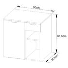 Gabinete Suspenso Para Cuba De Banheiro Bn3605 Tecno Mobili