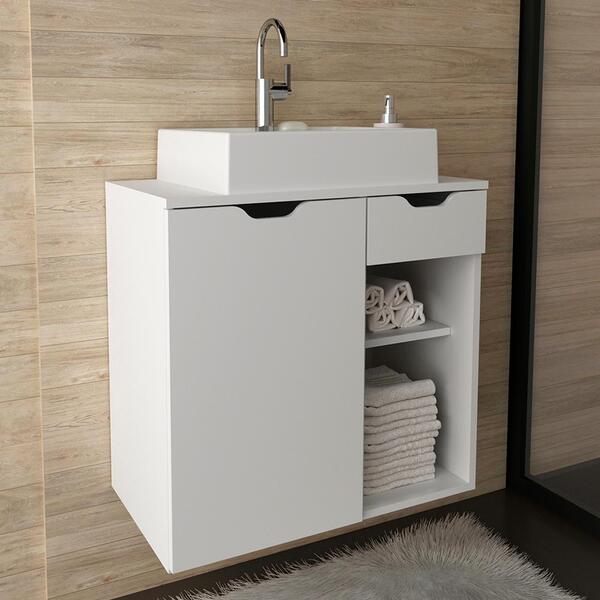 Gabinete Suspenso Para Cuba De Banheiro Bn3605 Tecno Mobili