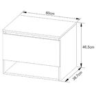 Gabinete Suspenso Para Cuba De Banheiro Bn3606 Tecno Mobili