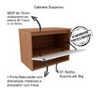 Gabinete Suspenso Para Cuba De Banheiro Bn3606 Tecno Mobili