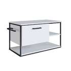 Gabinete Suspenso Paricel I 1 Pt Branco E Preto