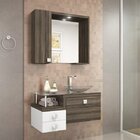 Gabinete Suspenso Sem Cuba Com Espelheira Para Banheiro Montr