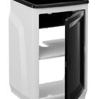 Gabinete Tanque Lavandeira Plástico Gtq0 Branco Preto Astra