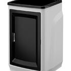 Gabinete Tanque Lavandeira Plástico Gtq0 Branco Preto Astra