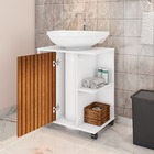 Gabinete Tokio Com Porta Branco Ripado - Fabri Móveis