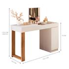 Gabinete Toucador Berlim Branco Fosco Cinamomo Mel