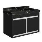 Gabinete/toucador Para Banheiro Paula 80cm Com Cuba Esculpida