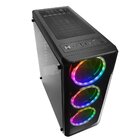 Gabinete Warrior Gamer Modoc Lateral Em Vidro Temperado Paine