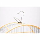 Gaiola Artesanal De Madeira E Aramado Em Arco Grande Completa