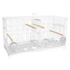 Gaiola Criadeira Para Canário 6 Comedouros Meia Lua Quatiguá