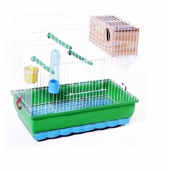 Gaiola Criadeira Para Periquito E Pássaros Pequenos Completa
